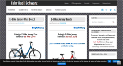 Desktop Screenshot of fahr-rad-schwarz.com